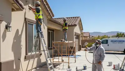Palm Springs, CA painting contractor exterior for residential and commercial painting services