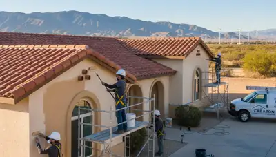 Palm Springs, CA painting contractor on an area service page for residential and commercial painting services