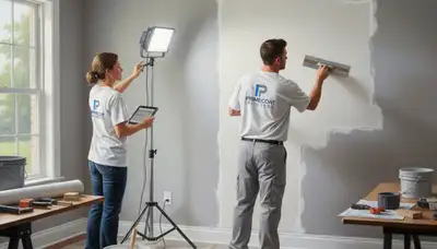 Palm Springs, CA drywall repair for cracks, holes, and texture matching by Palm Springs Paint Pros