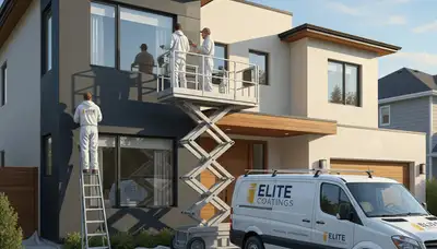 Palm Springs, CA exterior house painting for stucco homes with durable desert sun protection