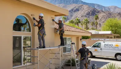 Palm Springs, CA painting contractor team providing professional interior and exterior painting services