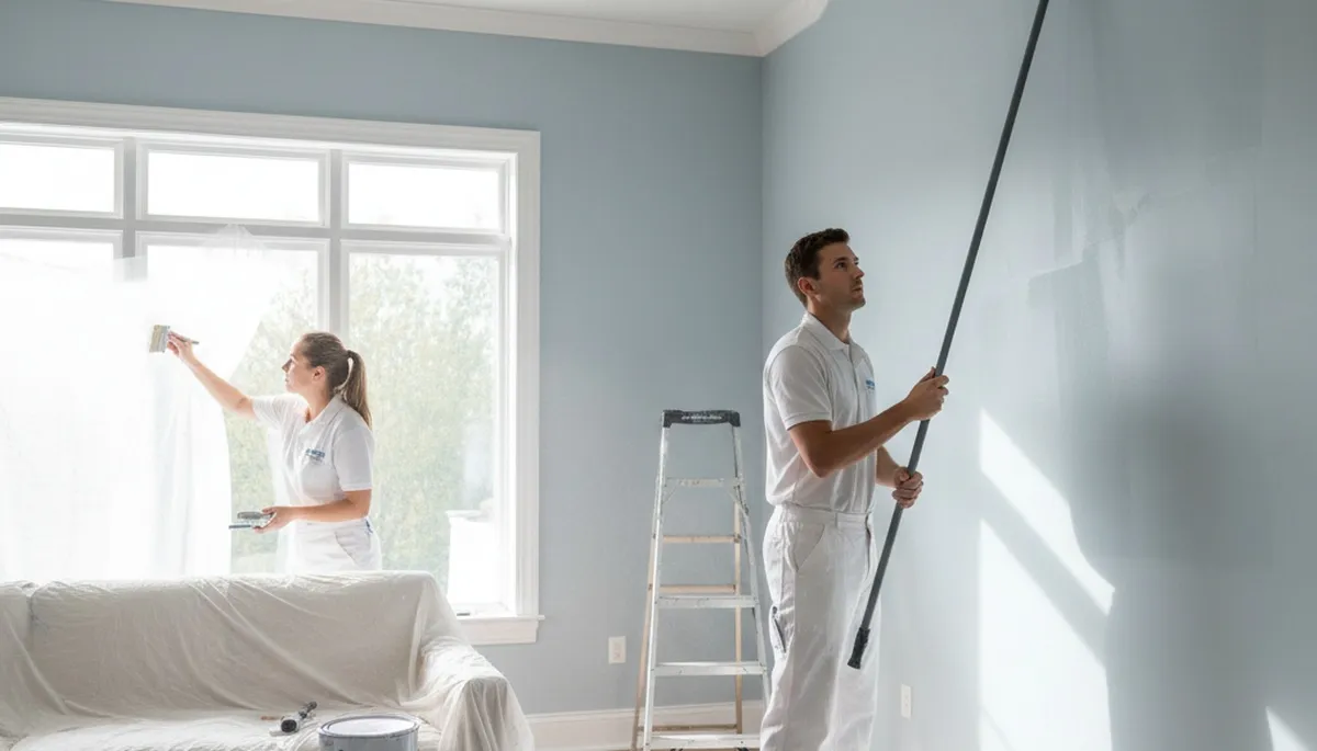 Palm Springs, CA interior house painting with durable desert-ready coatings
