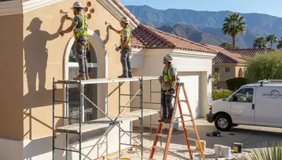 Palm Springs, CA painting contractor exterior for residential and commercial paint services