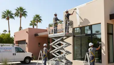 Painting contractor in Palm Springs, CA providing professional interior and exterior painting services