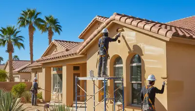 Palm Springs, CA painting contractor team ready for residential and commercial painting services