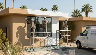 Palm Springs, CA painting contractor showcasing professional residential and commercial painting services